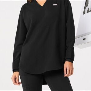 Figs Halle Long Sleeve Scrub Top